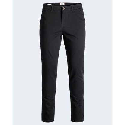Jack Jones Katoenen Broek 98 Procent Katoen Elastaan Zwart