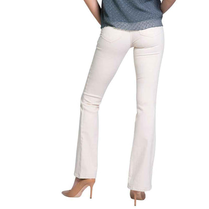 Only Cream Cotton Bootcut Jean