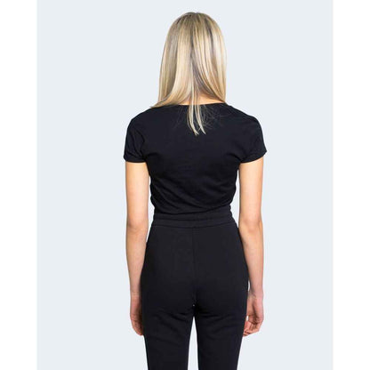 Armani Exchange Black Cotton T-Shirt