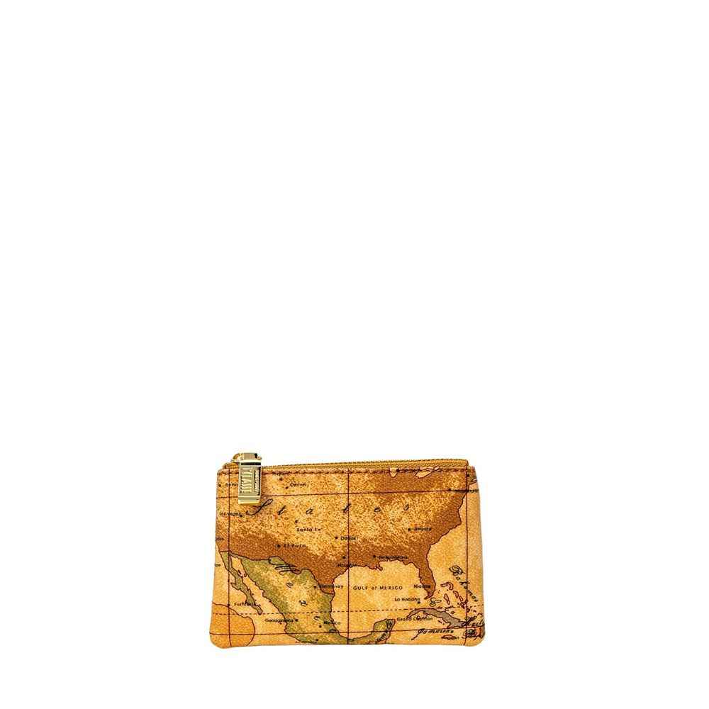Alviero Martini Prima Classe Beige Leather Clutch Bag