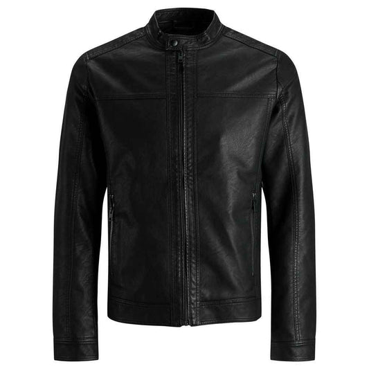 Jack Jones Black Polyamide Jackets & Coat