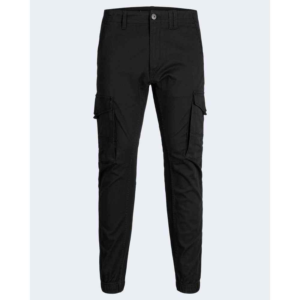 Jack Jones Black Cotton Skinny Pant