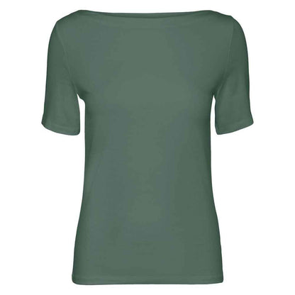 Vero Moda Green Viscose T-Shirt