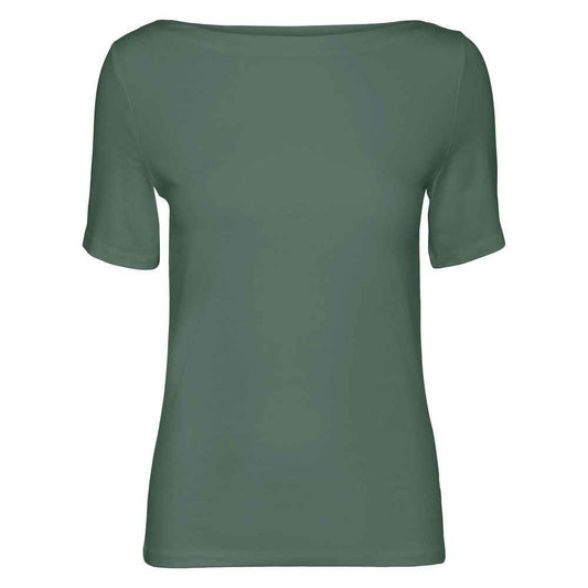 Vero Moda Green Viscose T-Shirt