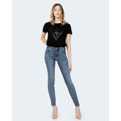 Guess Blue Cotton Skinny Jean
