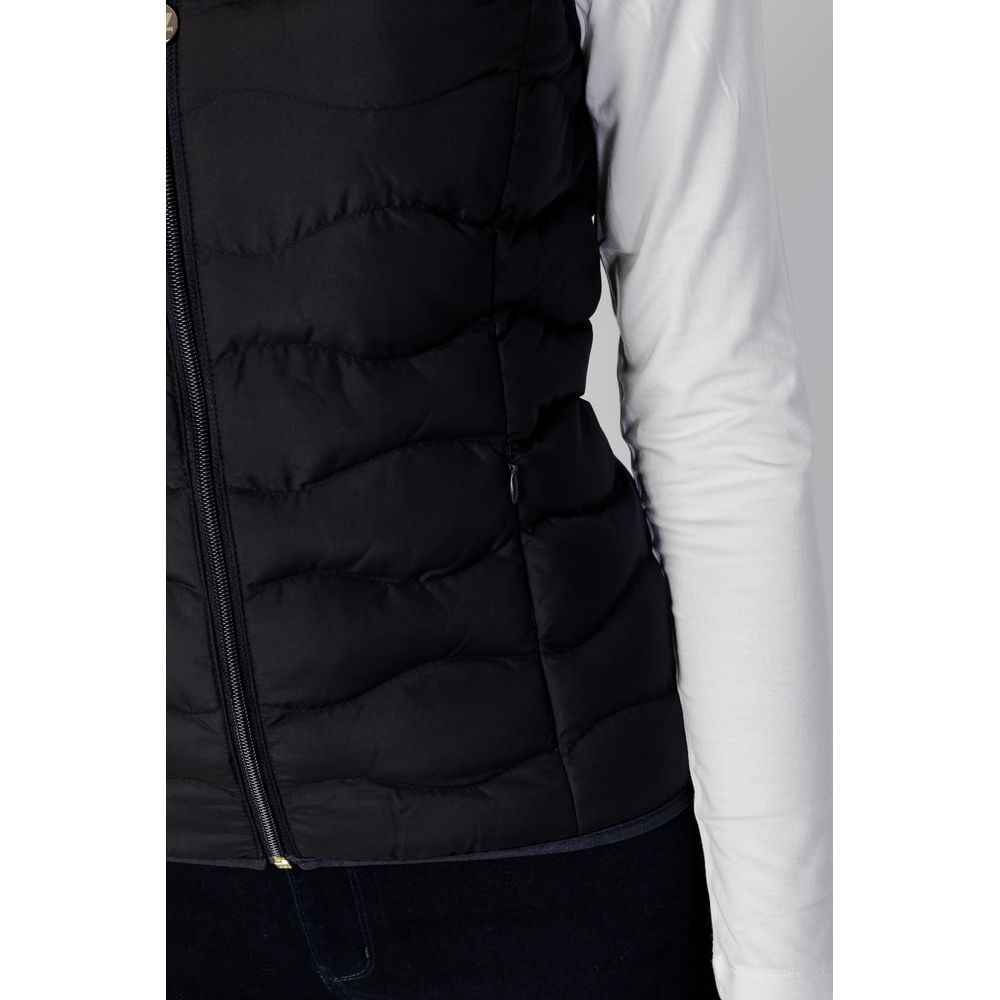 EA7 Emporio Armani Black Polyester Sleveless Jacket