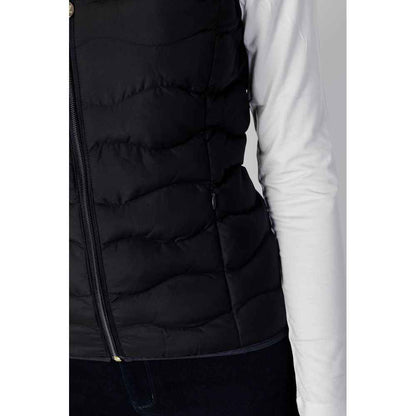 EA7 Emporio Armani Black Polyester Sleveless Jacket