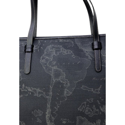 Alviero Martini Prima Classe Polyester Handtas Zwart