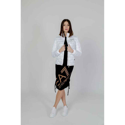 EA7 Emporio Armani White Polyester Jackets & Coat