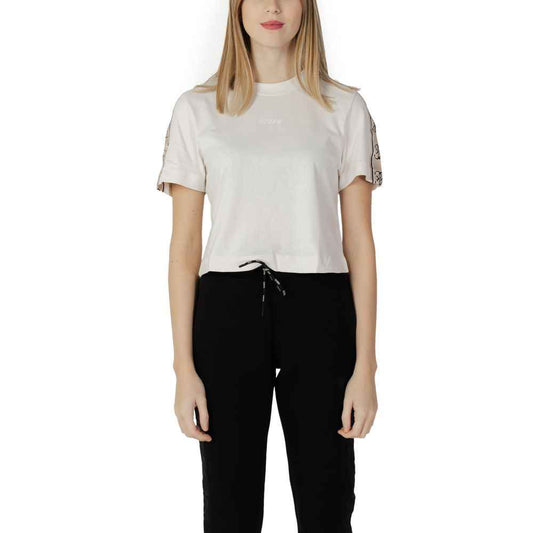 Guess Active Cream Cotton T-Shirt