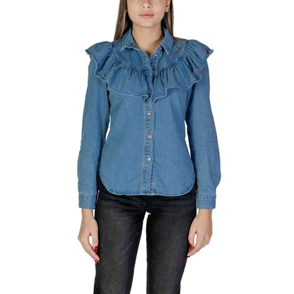 Only Blue Cotton Shirt