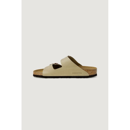 Birkenstock Arizona Sandals Birko Flor Suede Beige Classic