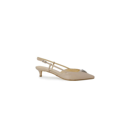 Guess JESSON FLPJES LEA05 Polyester Hoge Hak Pumps Beige