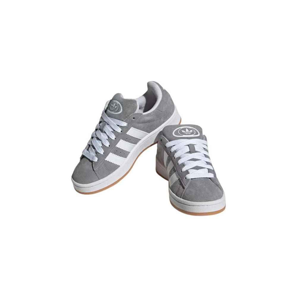 Adidas Gray Leather Sneaker