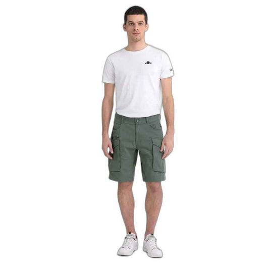 Replay Green Cotton Bermuda