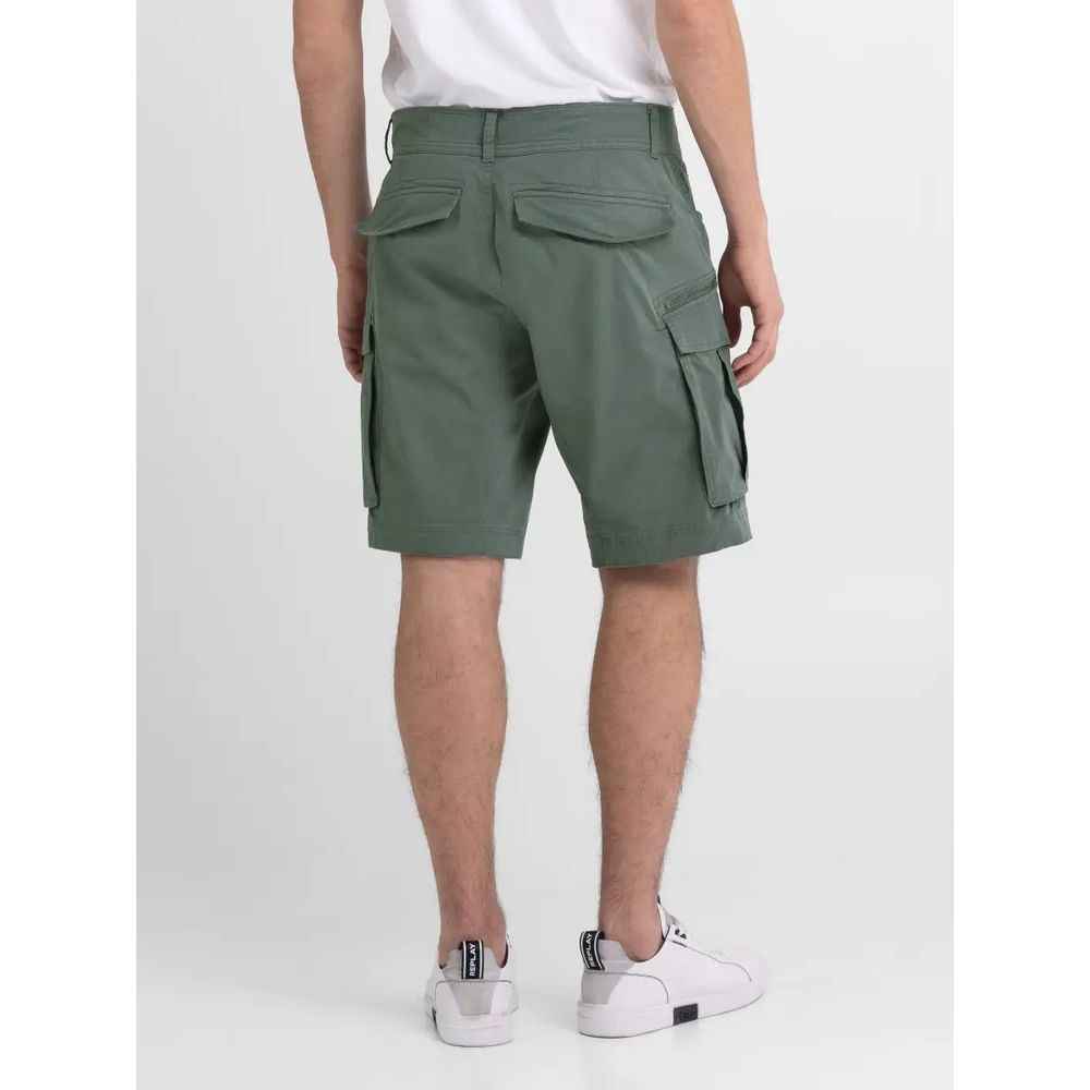 Replay Green Cotton Bermuda