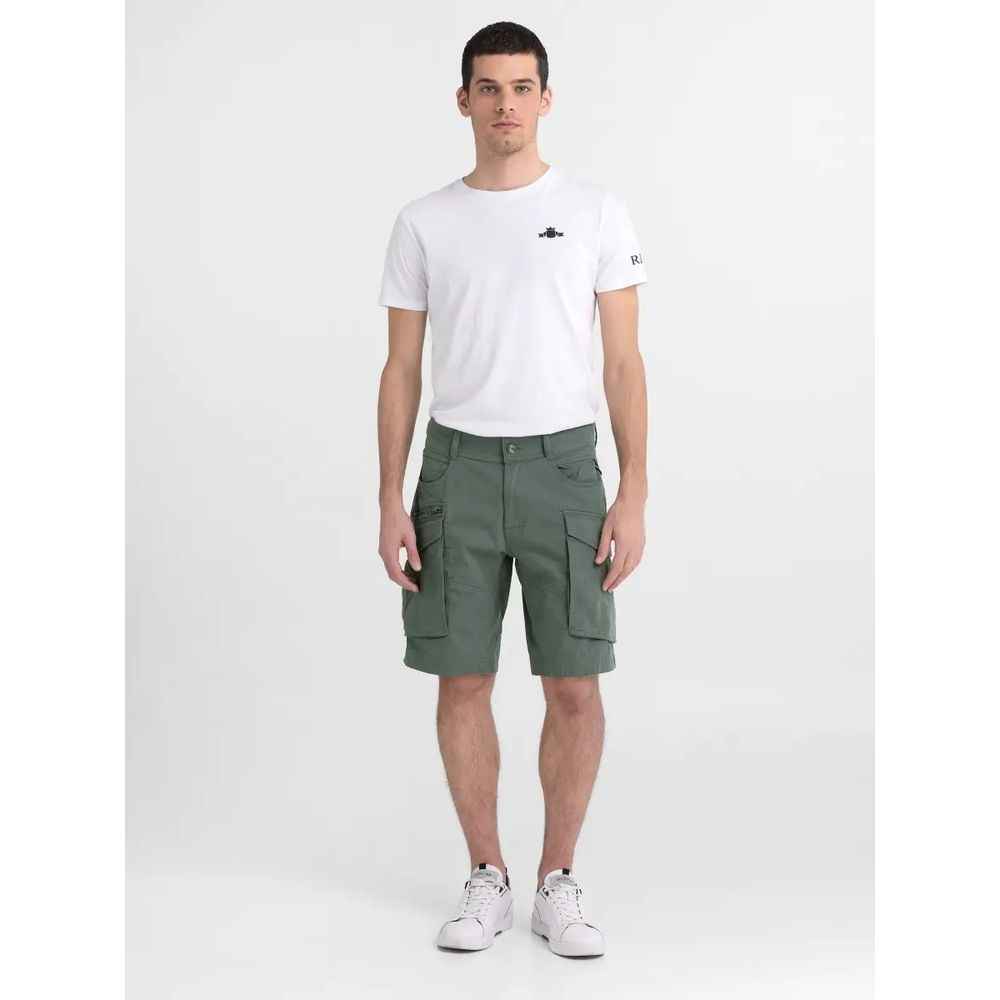 Replay Green Cotton Bermuda