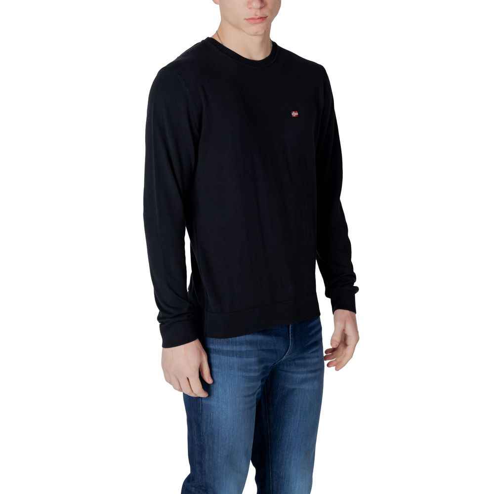 Napapijri Black Cotton Sportswear