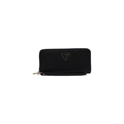 Guess Laurel SLG Large Zip Portemonnee PU Zwart Elegant