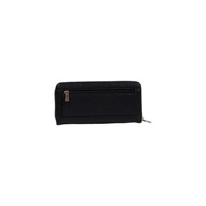 Guess Laurel SLG Large Zip Portemonnee PU Zwart Elegant