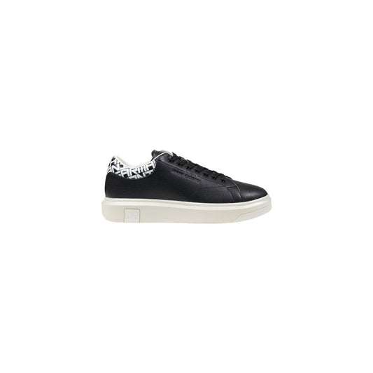 Armani Exchange XUX123 XV761 Leather Sneakers Black White