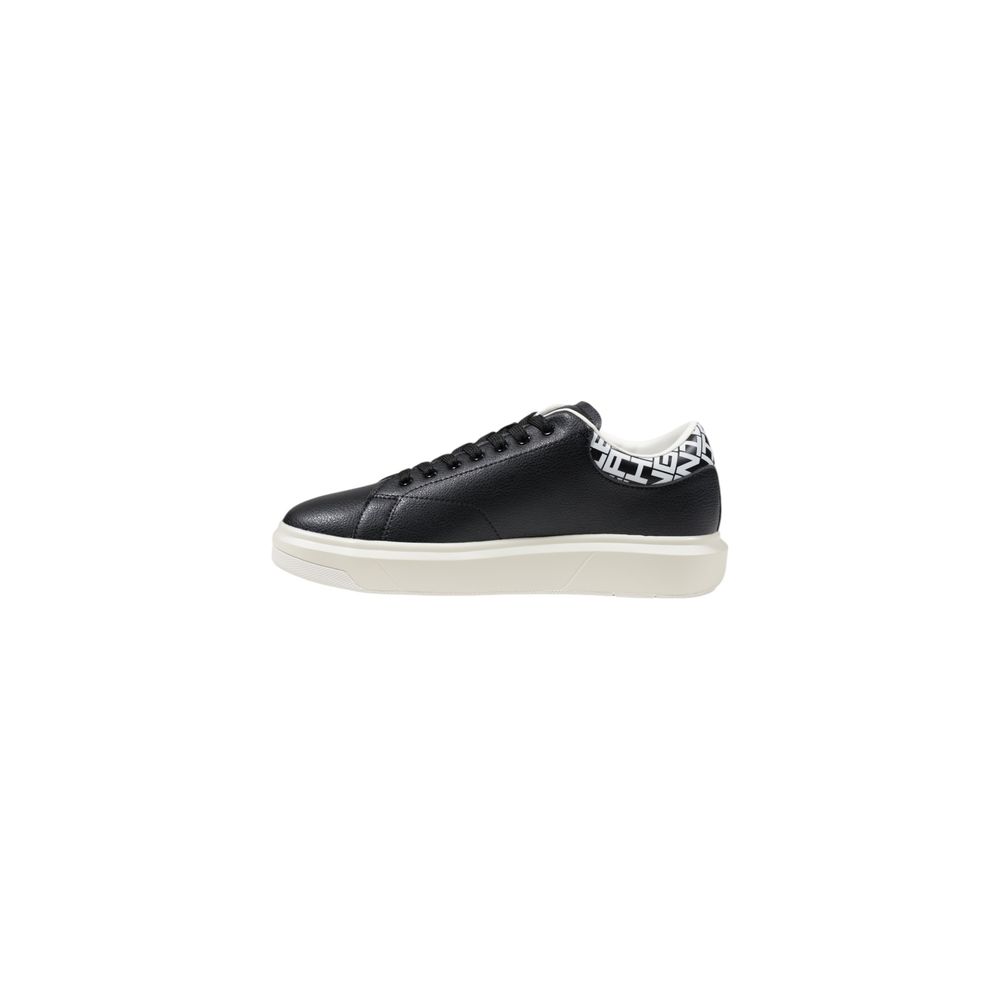 Armani Exchange XUX123 XV761 Leather Sneakers Black White