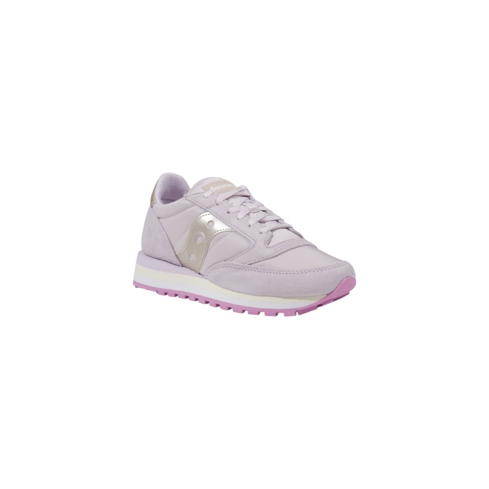 Saucony Jazz Triple S60530 Suede Leer Sneakers Roze