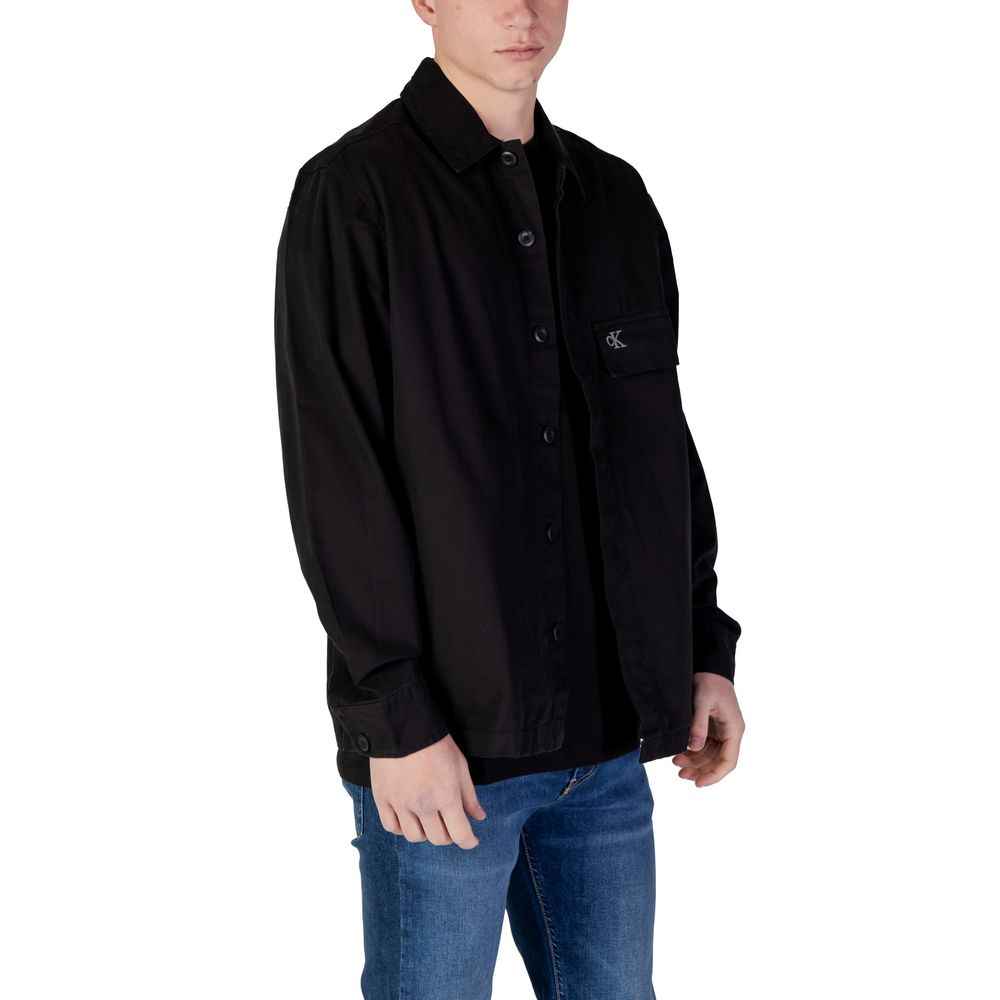 Calvin Klein Jeans Black Recycled Cotton Shirt