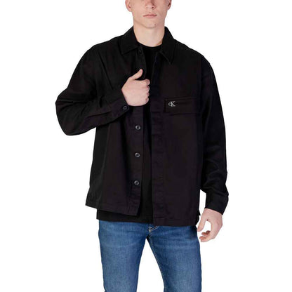 Calvin Klein Jeans Black Recycled Cotton Shirt