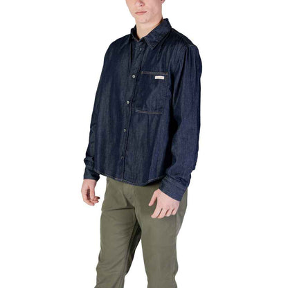 Calvin Klein Jeans Blue Cotton Shirt