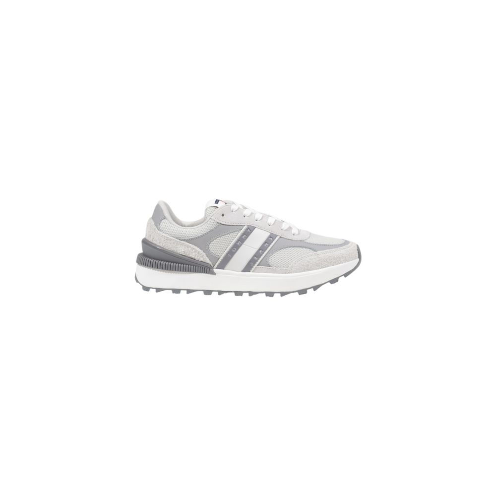 Tommy Hilfiger Jeans TJW Tech Runner Sneaker Grijs Suede