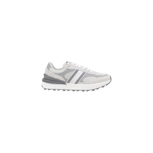 Tommy Hilfiger Jeans TJW Tech Runner Sneaker Grijs Suede