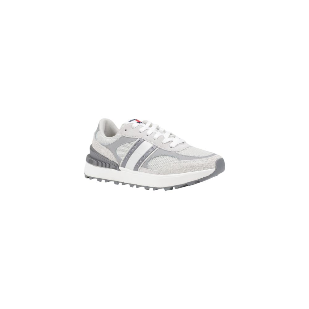 Tommy Hilfiger Jeans TJW Tech Runner Sneaker Grijs Suede