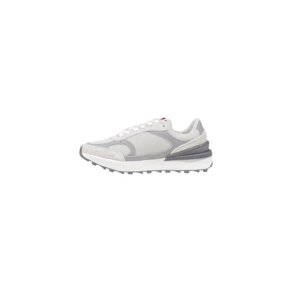 Tommy Hilfiger Jeans TJW Tech Runner Sneaker Grijs Suede