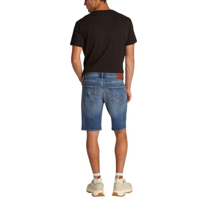Tommy Hilfiger Jeans Blue Recycled Cotton Bermuda