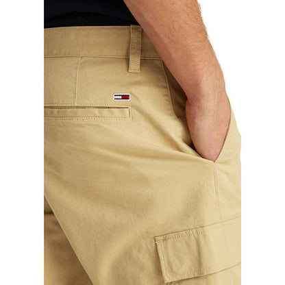 Tommy Hilfiger Jeans Beige Cotton Bermuda