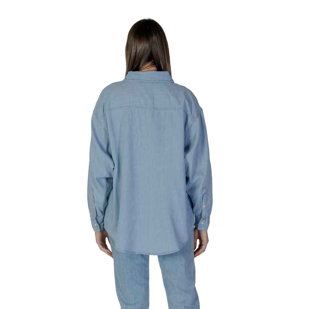 Calvin Klein Jeans Light Blue Cotton Shirt