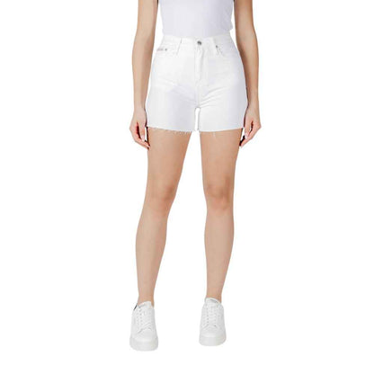 Calvin Klein Jeans MOM J20J225153 Katoenen Shorts Wit