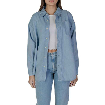 Calvin Klein Jeans Light Blue Cotton Shirt