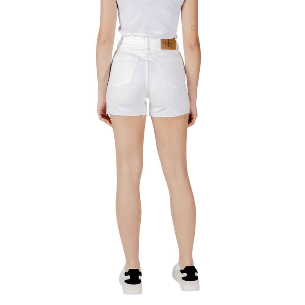 Calvin Klein Jeans MOM J20J225153 Katoenen Shorts Wit