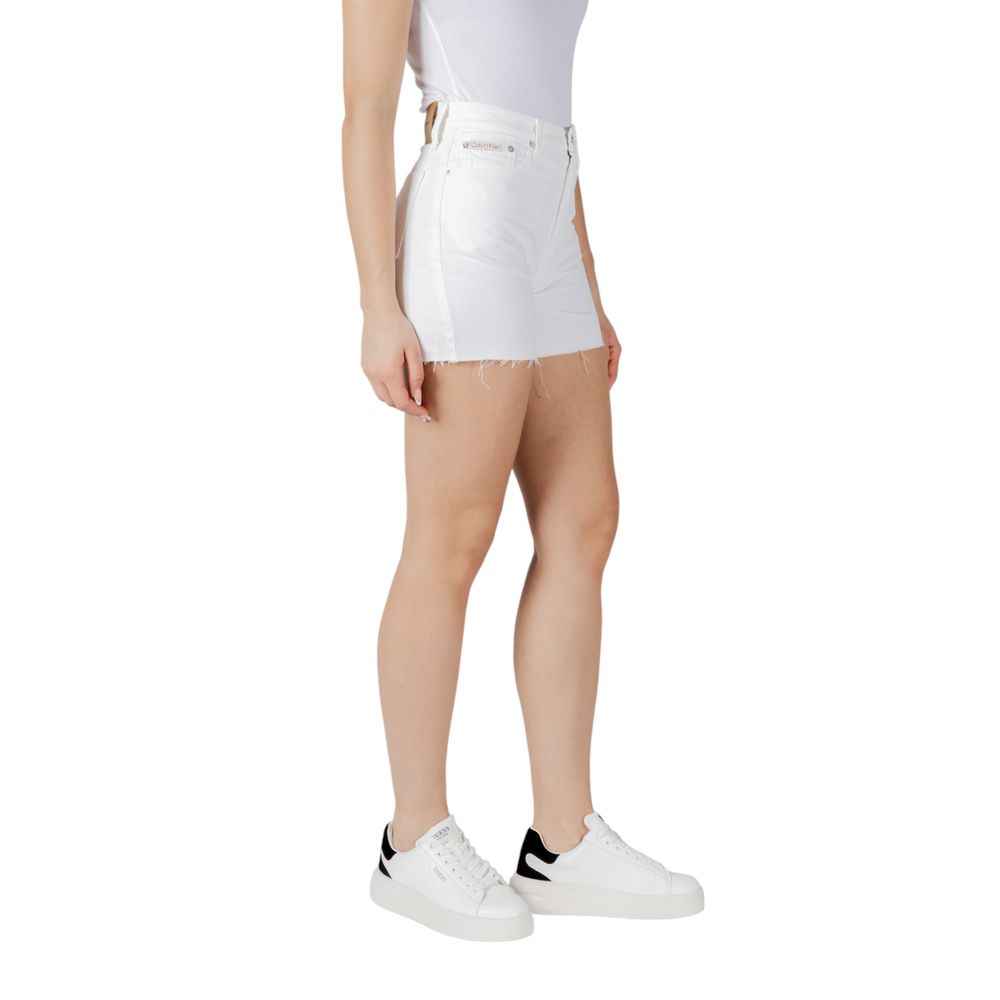 Calvin Klein Jeans MOM J20J225153 Katoenen Shorts Wit