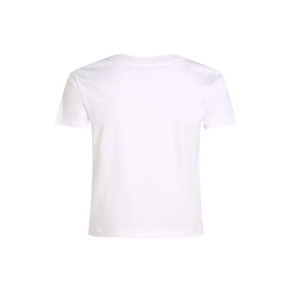 Calvin Klein Jeans Gerecycled Katoen T Shirt Wit Voor Dames
