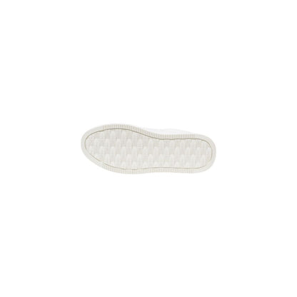 Calvin Klein Jeans Bold Leren Sneaker Zilver Platform
