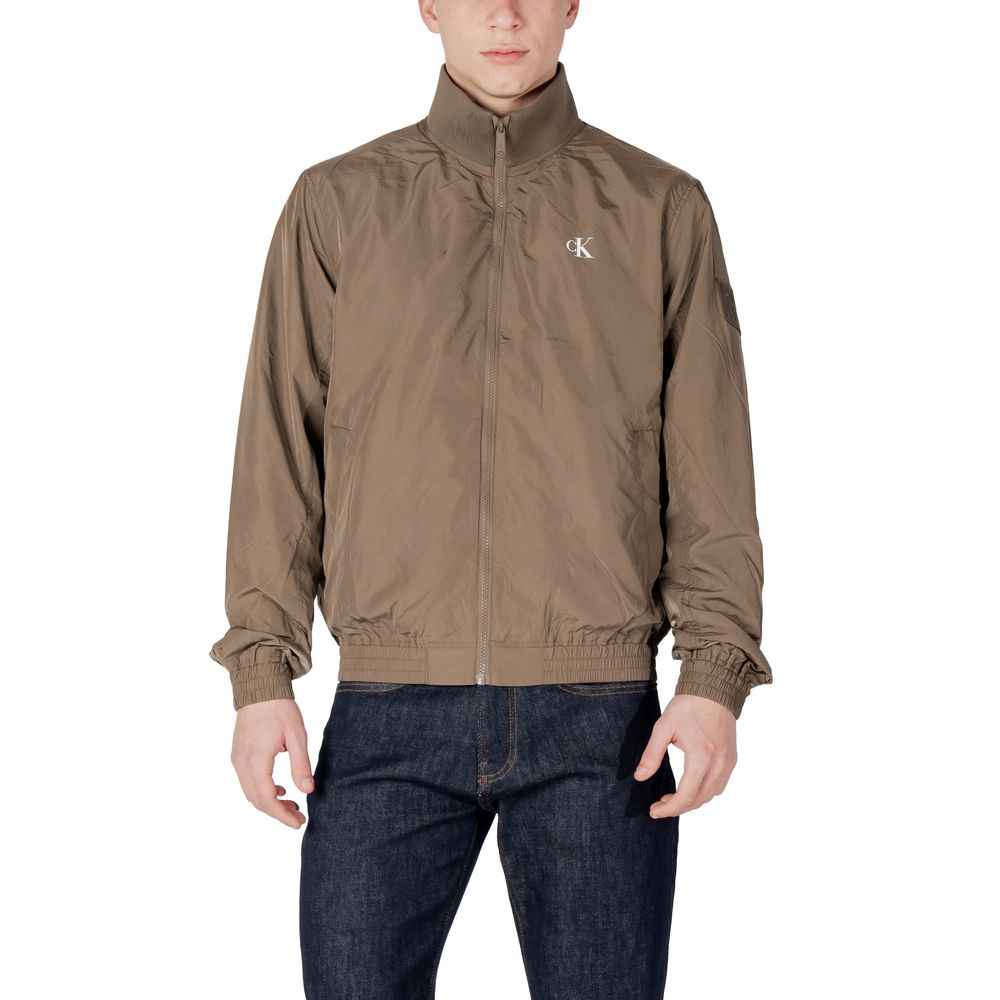 Calvin Klein Jeans Green Polyamide Jackets & Coat
