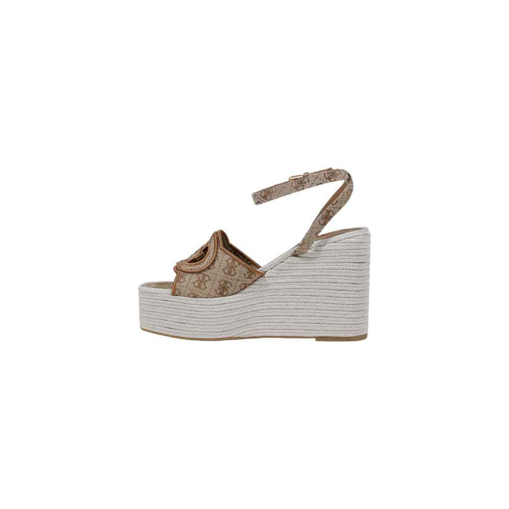 Guess Beige Polyester High Heel