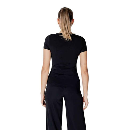 Guess Black Cotton T-Shirt