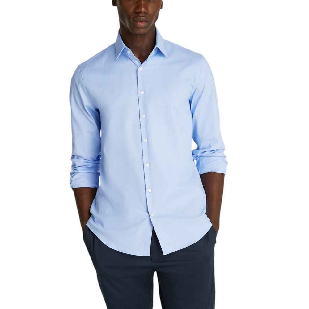 Calvin Klein Light Blue Cotton Shirt
