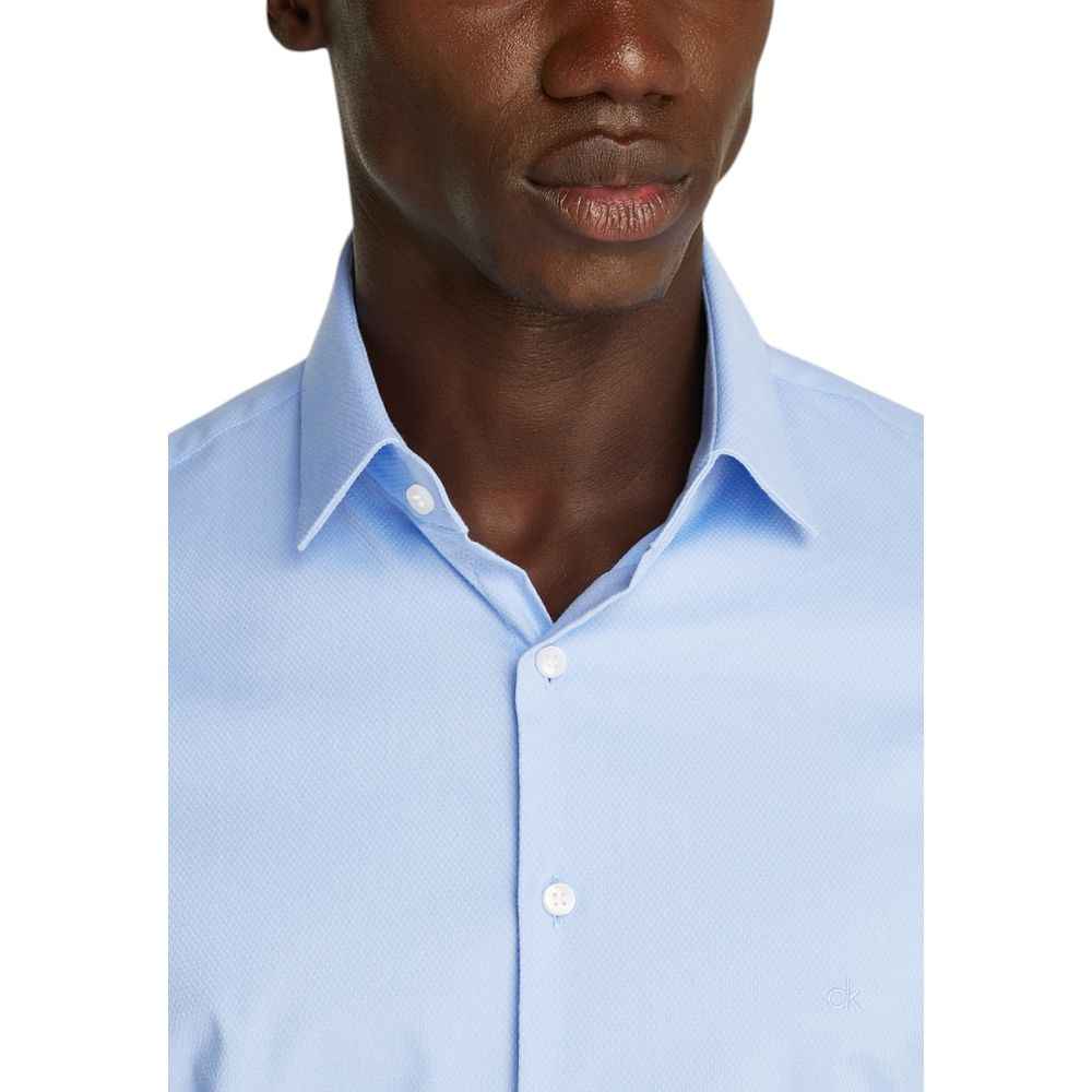 Calvin Klein Light Blue Cotton Shirt