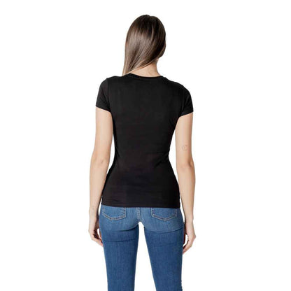 Guess SS GUESS DOT LOGO R3 W5GI47 Katoen T-shirt - Zwart