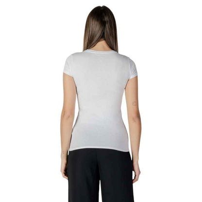 Guess White Cotton T-Shirt